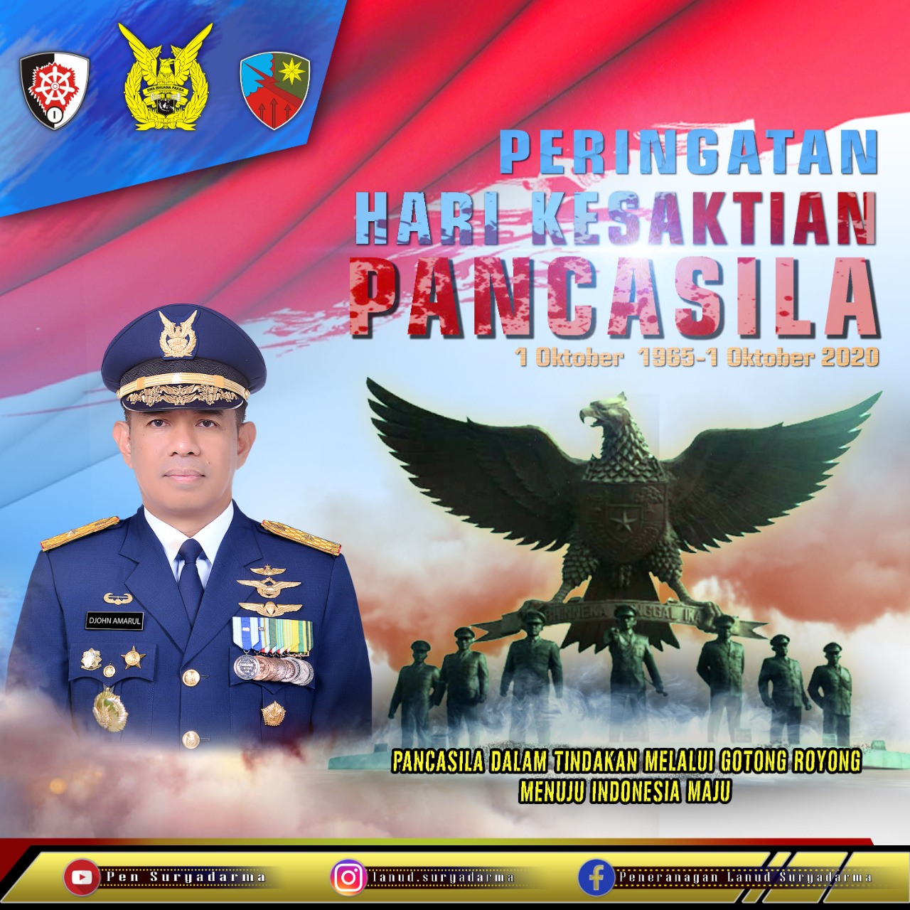 Peringatan Hari Kesaktian Pancasila, 1 Oktober 1965 – 1 Oktober 2020