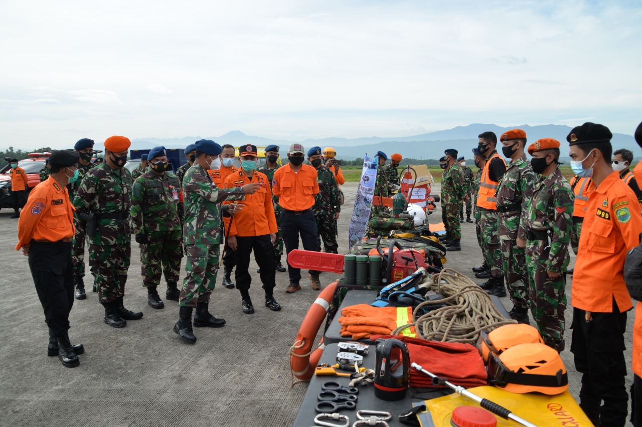 Lanud Suryadarma Gelar Apel Kesiapsiagaan Bencana Alam Bersama BPBD Subang