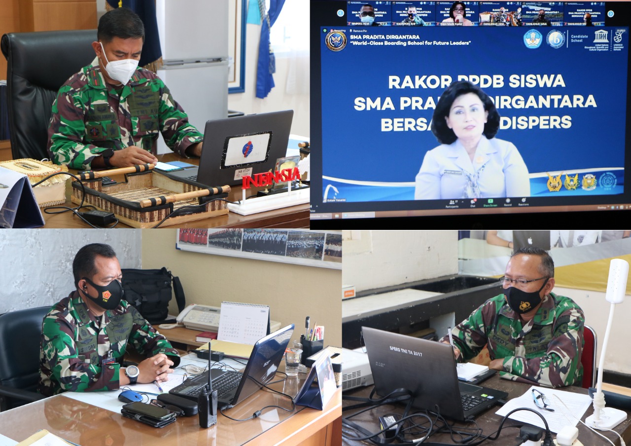 Komandan Lanud Suryadarma Mengikuti Kegiatan Rapat Koordinasi PPDB SMA Pradita Dirgantara