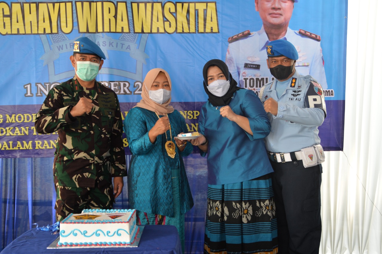 Satpom Lanud Surydarma Melaksanakan Syukuran  Peringati HUT ke-75 POMAU