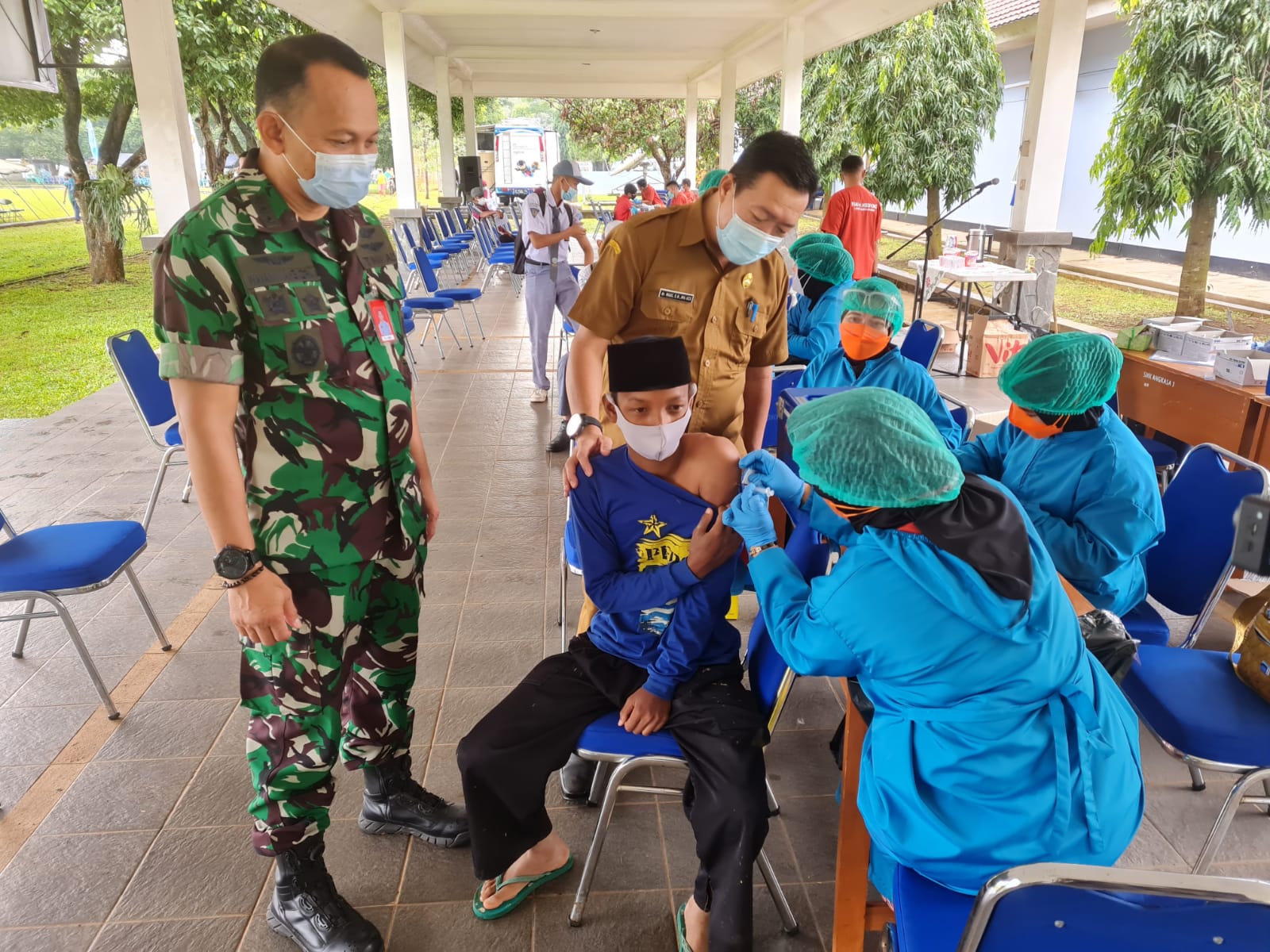 Lanud Suryadarma Kembali Gelar Serbuan Vaksin Dirgantara