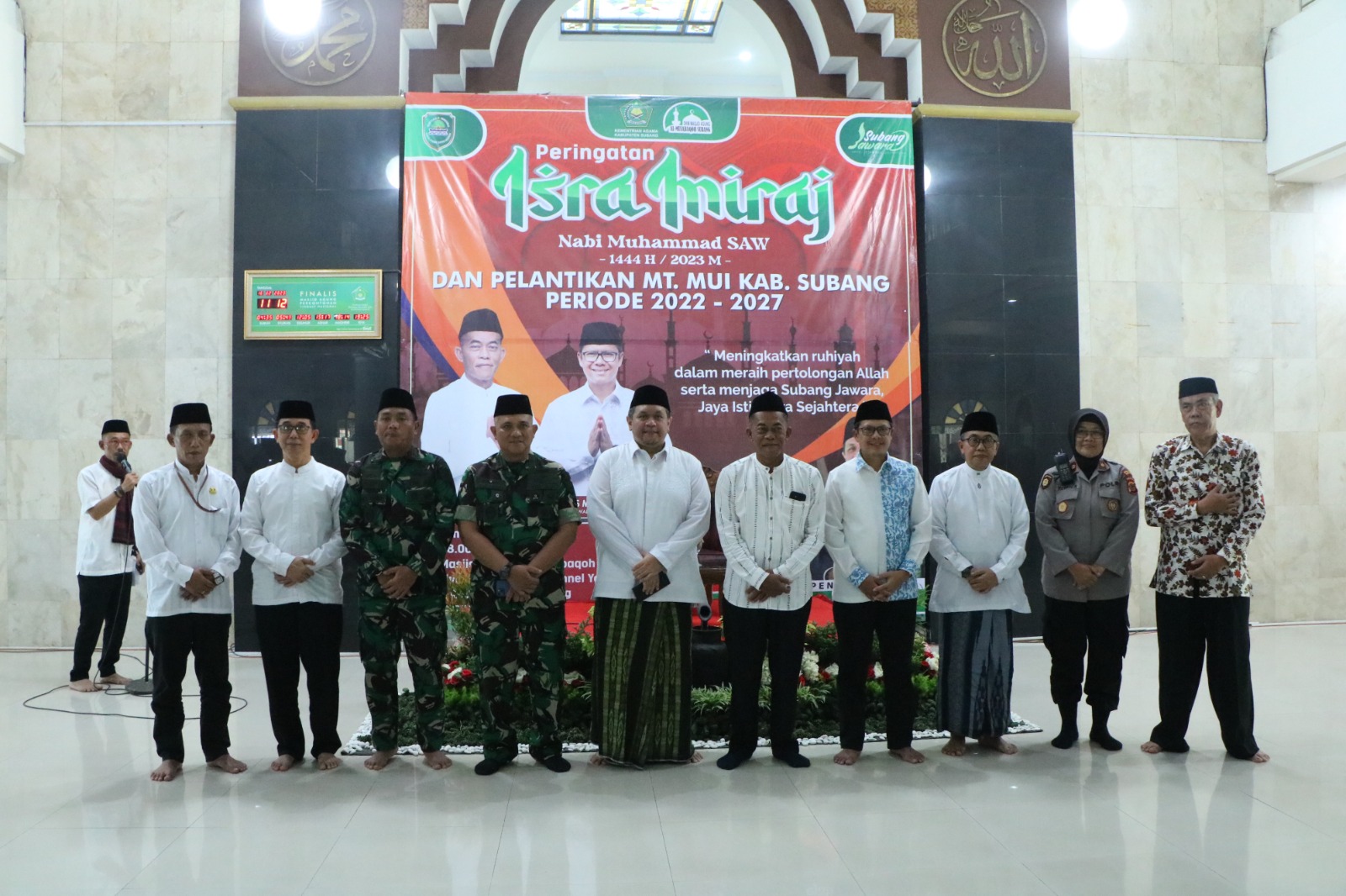 Danlanud Suryadarma Semarakkan Tabligh Akbar Maulid Nabi Muhammad